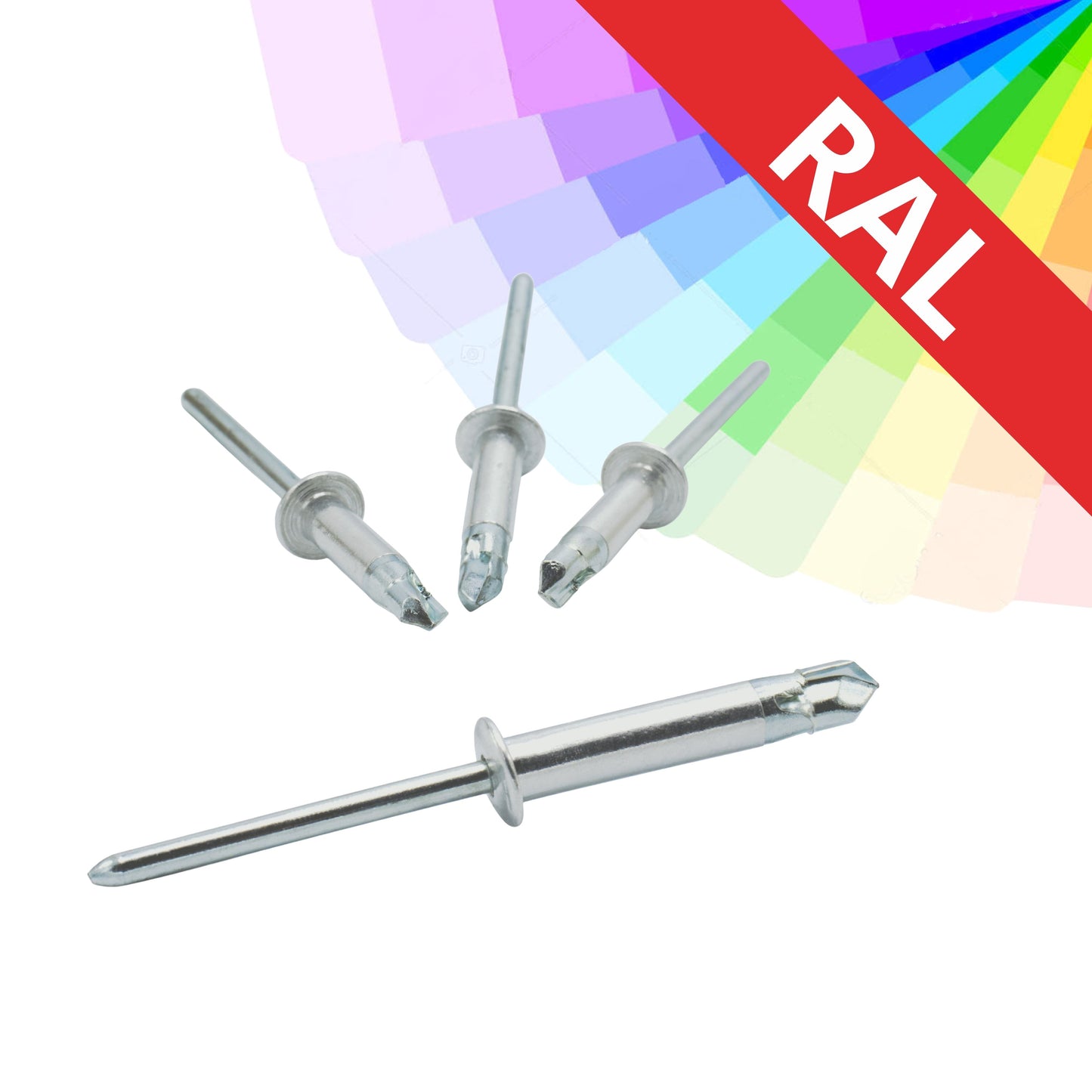 Fast rivet 4 x 20 aluminum / galvanized, drill L, painted, RAL POPTAT, pack of 400 pcs.